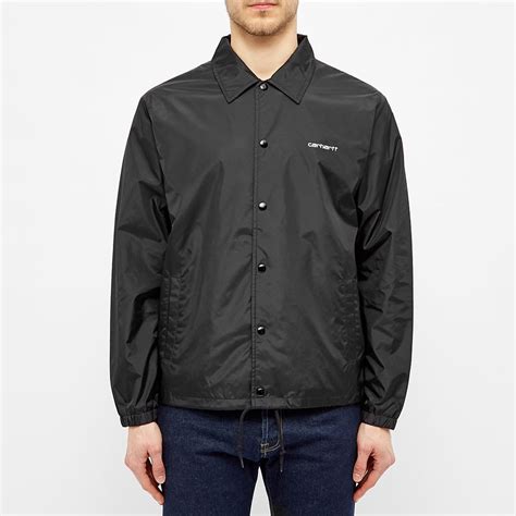 black coach jacket wholesale|carhartt wip coach jacket black.